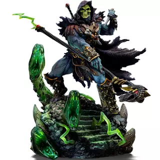 Iron Studios Masters Of The Univers - Skeletor Unleashed Deluxe Art Scale 1/10 Statue