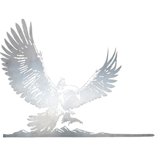 Weta Workshop Trilogia del Signore degli Anelli - Sagoma di Gandalf su Gwaihir Metalbird