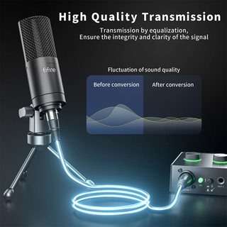 Audio kabel FIFINE L9 XLR, černý
