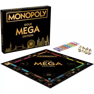 Winning Moves Mega Gold - Μονοπώλιο Αγγλικά