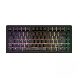Dark Project ALU Terra Nostra Black - Wired Gaming Keyboard (ISO DE)
