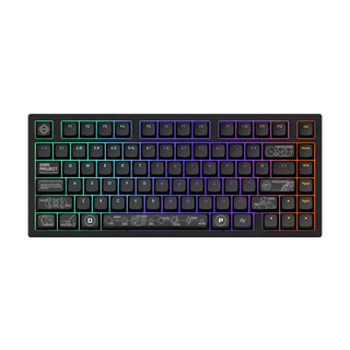 Dark Project ALU Terra Nova Black - bezdrátová herní klávesnice (ANSI)