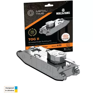 Metal Time | TOG II* Static model DIY kit of tank, 29 parts | World of Tanks