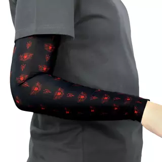 Diablo 4 Lilith's Blood Petals seamless gaming arm sleeve black, M