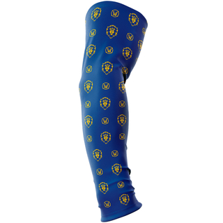Manica da braccio da gioco senza cuciture di World of Warcraft Alliance blu, S
