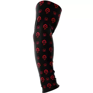 World of Warcraft Horde seamless gaming arm sleeve black_red, L