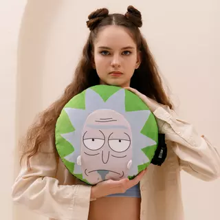 Plush pillow RICK AND MORTY Rick's face 36 cm