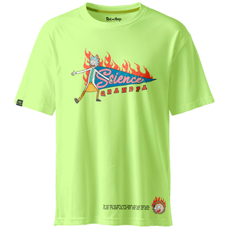 Rick and Morty Science Grandpa t-shirt jasnozielony, S