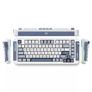 MCHOSE X75 Navy Blue - bezdrátová herní klávesnice