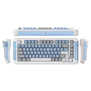 MCHOSE X75 Blue/Grey - bezdrátová herní klávesnice