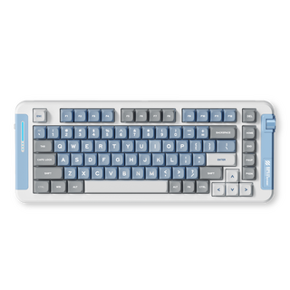 MCHOSE X75 Blue/Grey - bezdrátová herní klávesnice