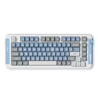 MCHOSE X75 Blue/Grey - bezdrátová herní klávesnice