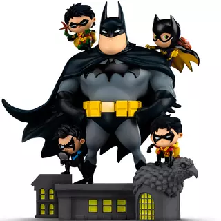 Iron Studios DC Comics - Batman Familie Animierte Ikonen Deluxe