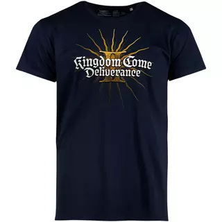 Kingdom Come Deliverance II Logo - T-Shirt Navy Blue, S