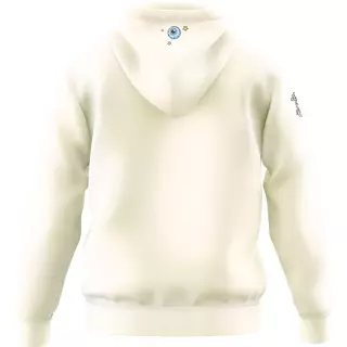 Rick and Morty hoodie off-white, L