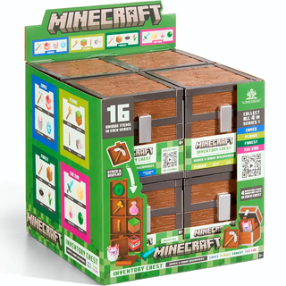 Noble Collection Minecraft - Loot Chest Assortment/Cdu 1.0 (4X2 Units)