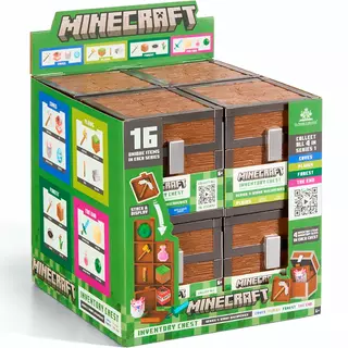 Noble Collection Minecraft - Loot Chest Assortment/Cdu 1.0 (4X2 Units)