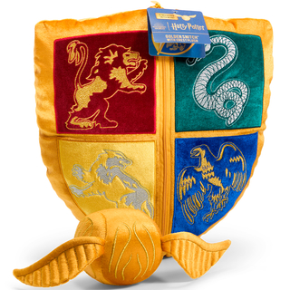 Noble Collection Harry Potter - Golden Snitch Plush Crest Pillow