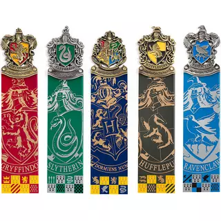 Noble Collection HARRY POTTER - Hogwarts Crest Bookmarks Set