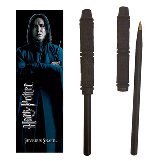 Noble Collection Harry Potter - Snape Wand Pen and Bookmark