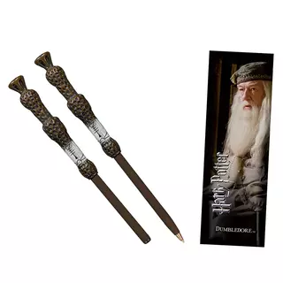 Noble Collection Harry Potter - Stilou și semn de carte Dumbledore