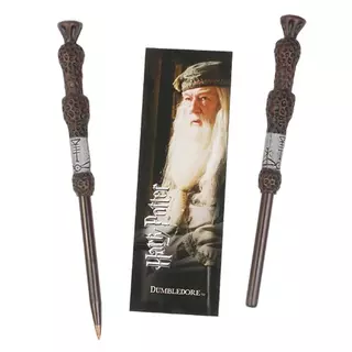 Noble Collection Harry Potter - Stilou și semn de carte Dumbledore
