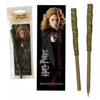 Noble Collection Harry Potter - Stilou și semn de carte Hermione