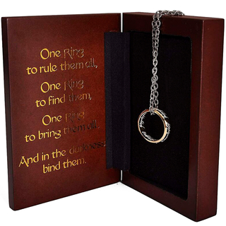 Noble Collection LORD OF THE RINGS - The One Ring Sterling Silver Pendant