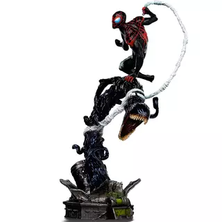 Iron Studios Spider-Man Vs Villains - Miles Morales Diorama Art Scale 1/10