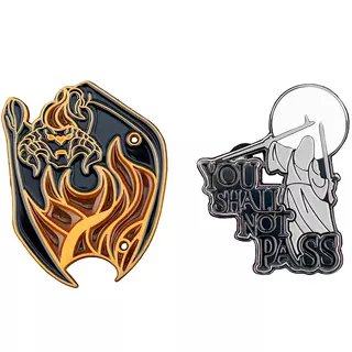 Weta Workshop The Lord Of The Rings - Pin Set - You Shall Not Pass 2Pk