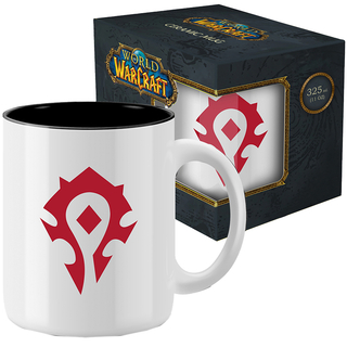 Becher World of Warcraft: Horde (weiß) - 11 oz (330 ml), mit Geschenkverpackung