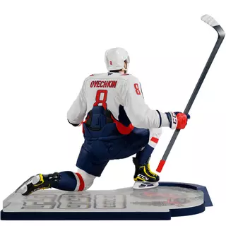 McFarlane Toys NHL ALEX OVECHKIN ALL-TIME GOALS LEADER AUTOGRAFIAT Statuie din rășină