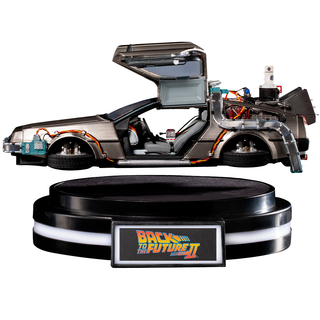 Back to the Future II Delorean Floating Egg Attack Floating Figure
