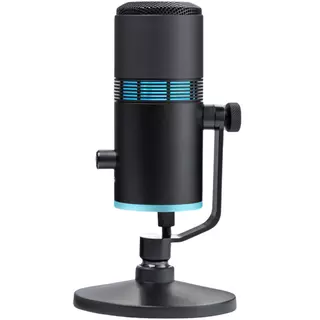 THRONMAX V8 Condenser RGB USB 96KHZ  CAPSULE Microphone, Black