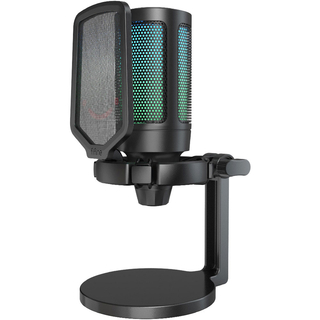 FIFINE A6NEO Barevný usb RGB herní mikrofon, černý