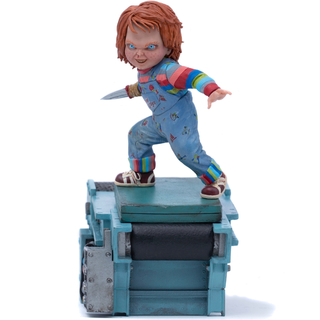 Iron Studios Child's Play II- Chucky Statue Kunst Maßstab 1/10