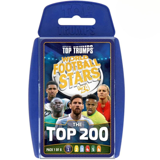 World Football Stars Top 200 - Pack 1 Juego de cartas Top Trumps Español