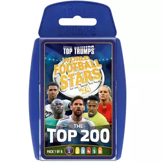 World Football Stars Top 200 - Pack 1 Top Trumps Card Game English