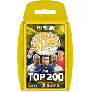 World Football Stars Top 200 - Pack 2 Juego de cartas Top Trumps Español