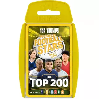 World Football Stars Top 200 - Pack 2 Top Trumps Card Game English