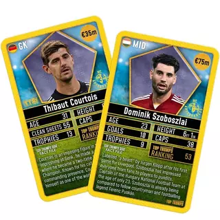 World Football Stars Top 200 - Pack 2 Top Trumps Card Game English