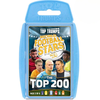 World Football Stars Top 200 - Pack 3 Juego de cartas Top Trumps Español