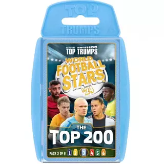 World Football Stars Top 200 - Pack 3 Top Trumps Card Game English