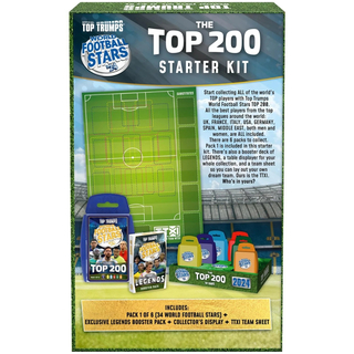 Top Trumps TT-BOX - Starter Kit World Football Stars Top 200 Español