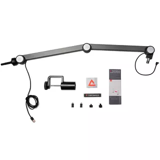 THRONMAX S1 CASTER Boom Arm Stand (Build-in USB-C 3 meters), Dark Gray