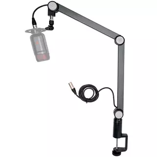 THRONMAX S1 CASTER Boom Arm Stand (Build-in USB-C 3 meters), Dark Gray