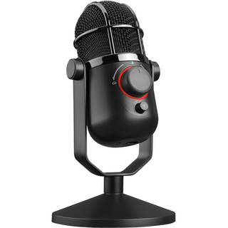 THRONMAX M3 Condenser USB MDRILL DOME JET 48kHz Microphone, Black
