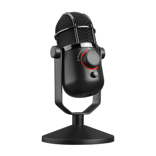 THRONMAX M3 Condenser USB MDRILL DOME JET 48kHz Microphone, Black