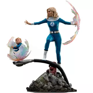 Iron Studios - Fantastic Four - Invisible Woman and Franklin Art Scale 1/10