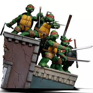Iron Studios Teenage Mutant Ninja Turtles TMNT Set  Art Scale 1/10